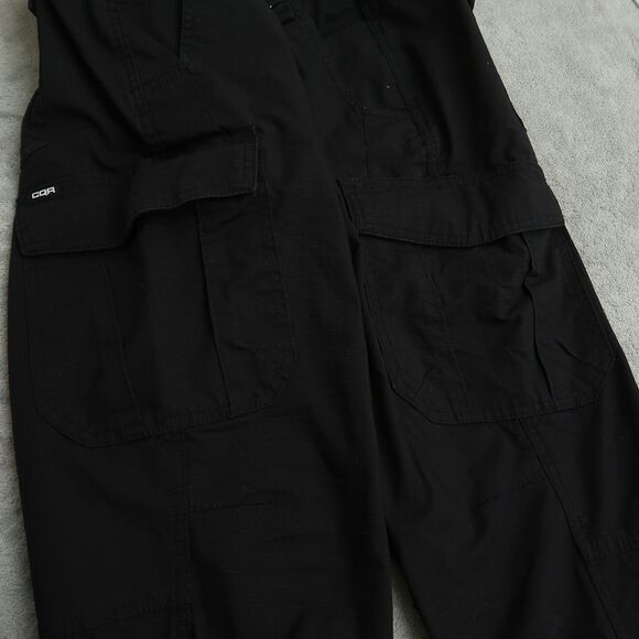 CQR Tactical Pants Women's Size 16R Black Mid-Rise Cargo Straight 29.5" Inseam - Picture 11 of 15